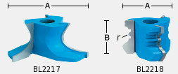 Handrail Shaper Cutters