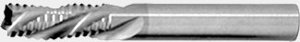 Up Cut Solid Carbide Bit with Rougher