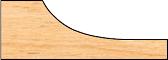 Raised Panel Insert Shaper Cutter - 3/4" Material