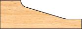 Raised Panel Insert Shaper Cutter - 3/4" Material