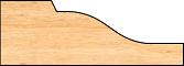 Raised Panel Insert Shaper Cutter - 3/4" Material