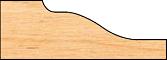 Raised Panel Insert Shaper Cutter - 3/4" Material
