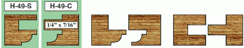 H-49 Cabinet Door Shaper Bit Set