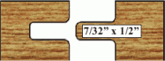 Straight T&G Profile with Eased Edges