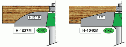 Single Raised Panel Shaper Bits