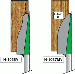Vertical Panel Raising Shaper Bits