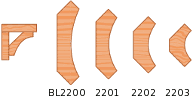 Cove Moulding - Four Sizes