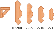 Crown Moulding - Four Sizes