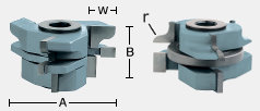 Ogee Stile & Rail Shaper Cutters