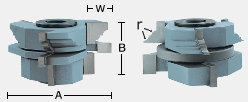 Bead & Cove Stile and Rail Shaper Cutters
