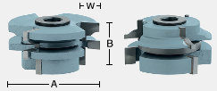 Roman Ogee Stile & Rail Shaper Cutters