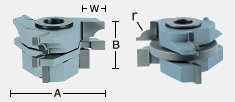 Quarter Bead Stile & Rail Shaper Cutters