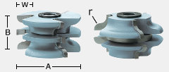Ogee Stile & Rail Shaper Cutters