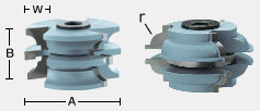 Quarter Bead Stile & Rail Shaper Cutters