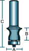 No-Drip Edge Bit Dimensions