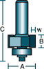 Inlay Bit Dimensions