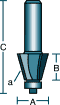 10 Bevel Bowl Bit Dimensions