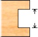 Carbide Tipped Straight Cutters (Cutting Width=1/8")