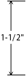 1-1/2" Thick Material
