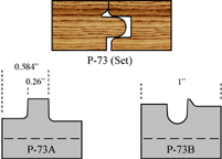 P-73A & 73B Tongue & Groove Flooring Set